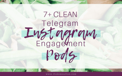 7+ CLEAN Telegram Instagram Engagement Pods