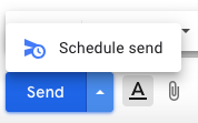 Boundaries and expectations scheduling emails from gmail