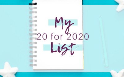 My 20 for 2020 List