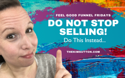Do Not Stop Selling! Do This Instead…