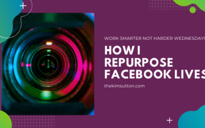 How I Repurpose Facebook Lives